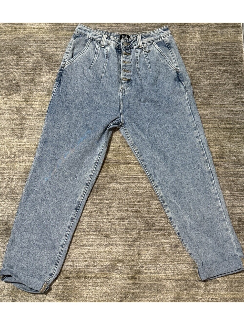 Simple Society Womens Jeans Size 9/29 SUPER HIGH RISE blue Light Wash